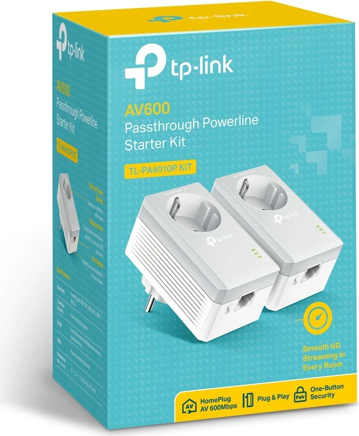 TP-LinkAV600 TL-PA4010PKIT Starter Kit, 500Mbps