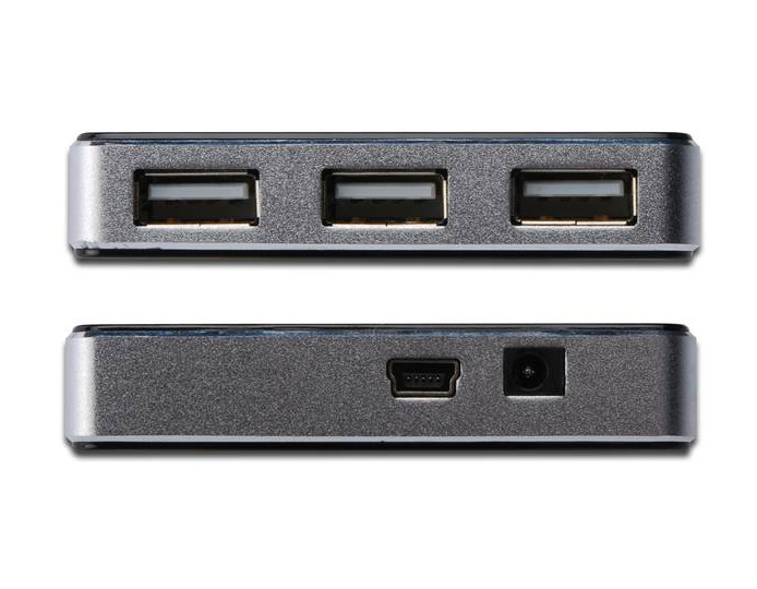 Digitus DA-70220 USB 2.0 Hub, 4-port mit Netzteil
