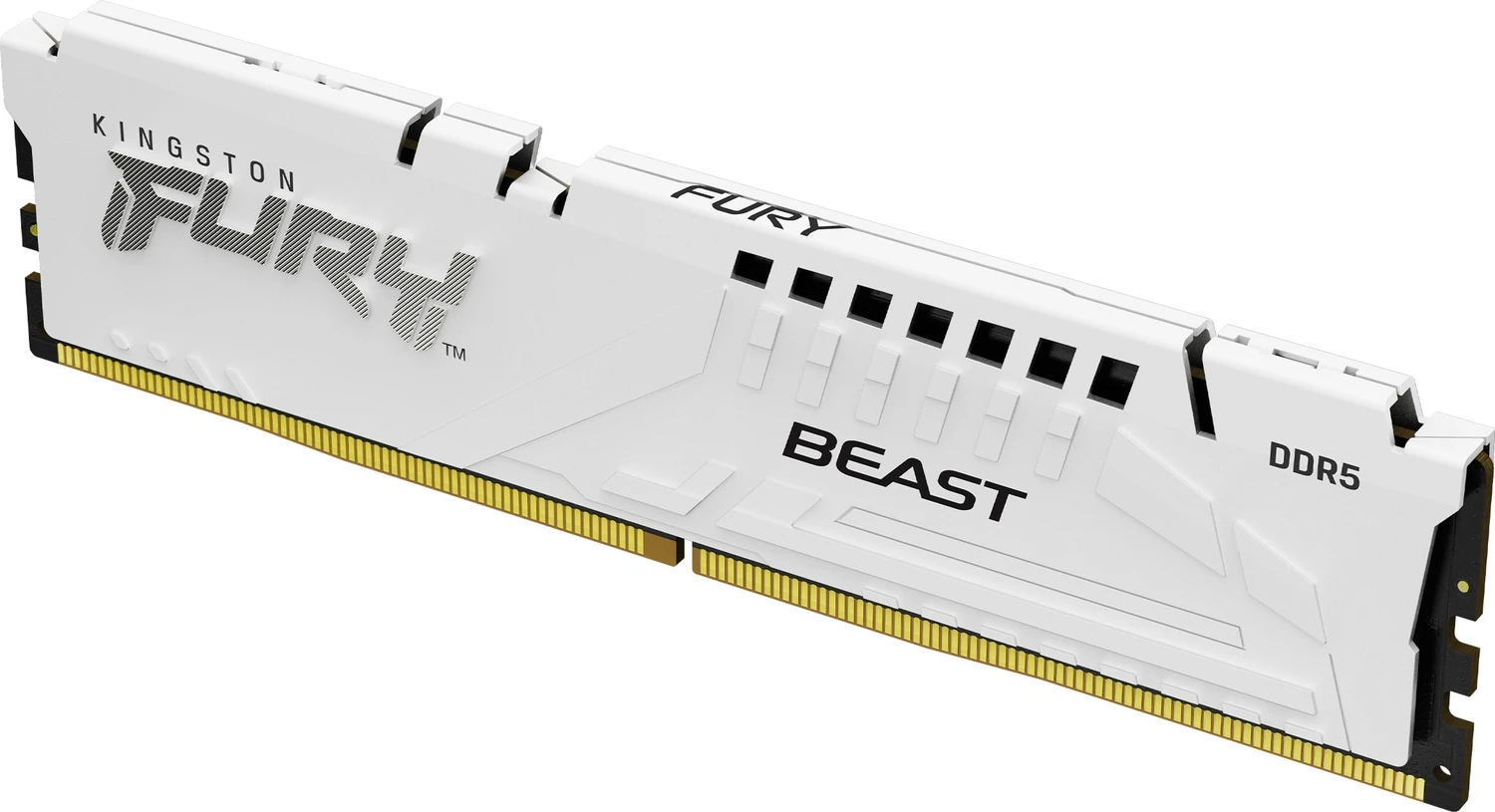 16GB Kingston FURY Beast weiß UDIMM, DDR5-6000, XMP/EXPO