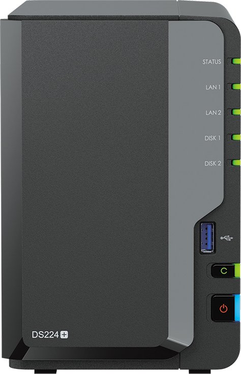 Synology DiskStation DS224+, 2GB RAM, 2x Gb LAN