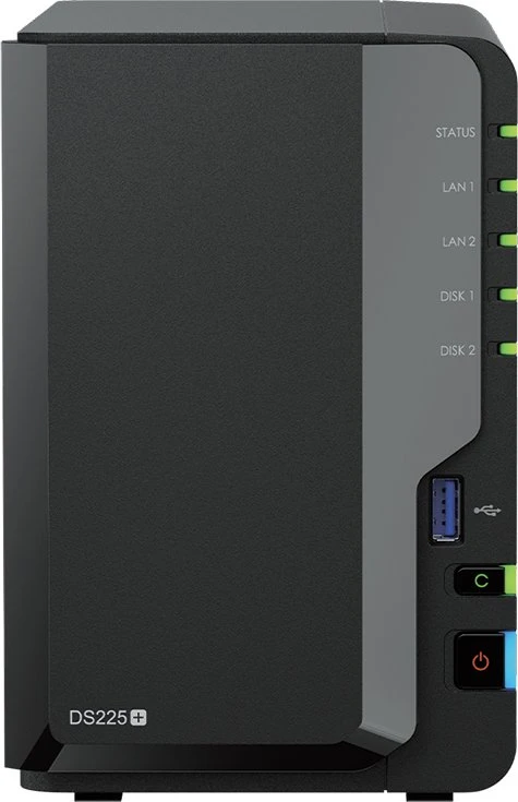 Synology DiskStation DS225+, 2GB RAM, 2x LAN