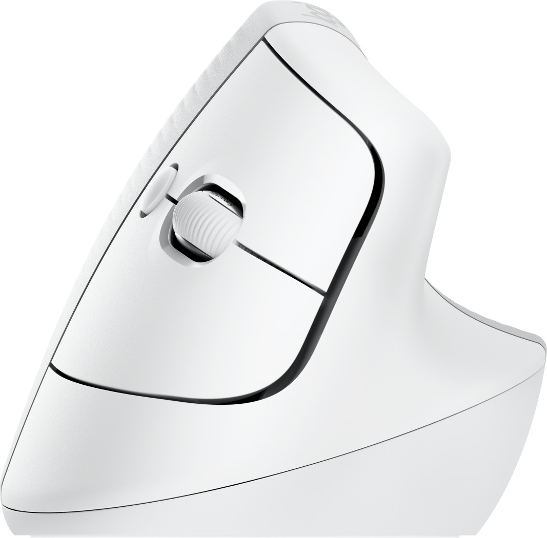 LOGITECH Lift Vertikale Ergonomische Maus, Rose, Logi Bolt, USB/Bluetooth