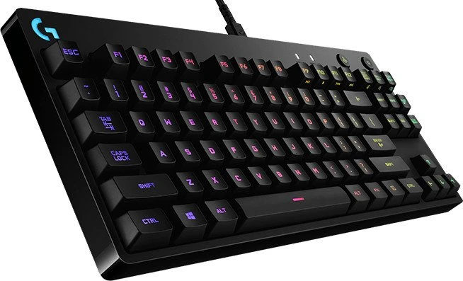 Logitech G Pro Gaming Keyboard, TKL, schwarz, GX-BLUE, USB, DE