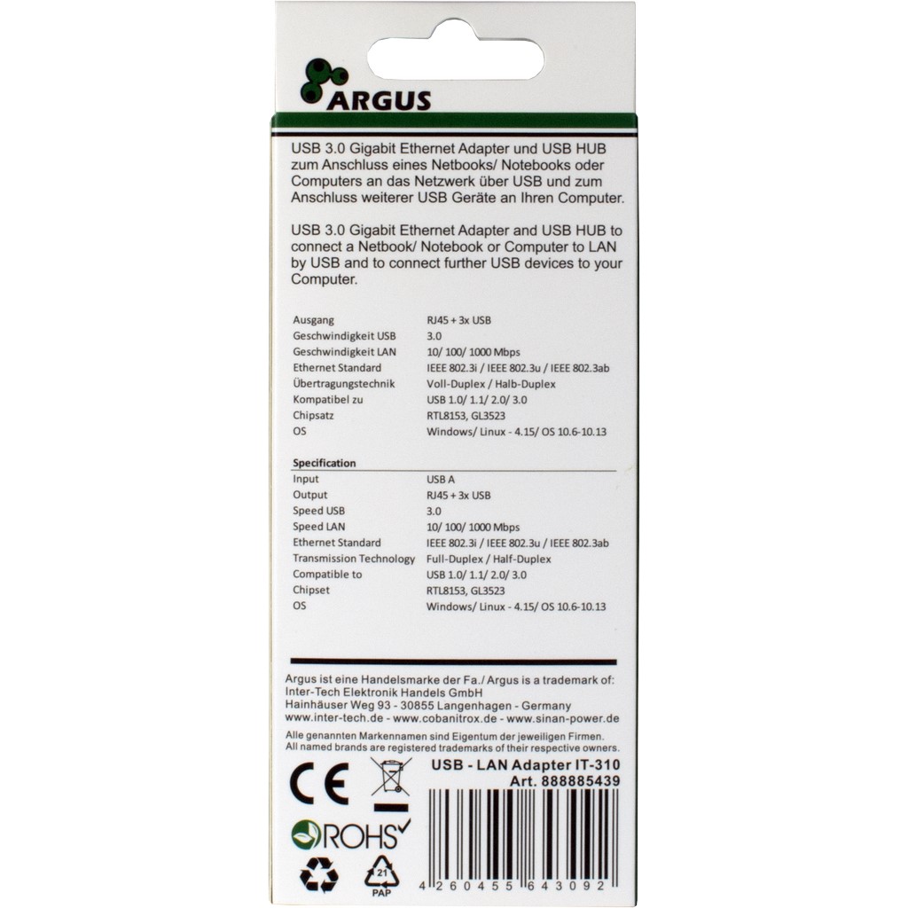 Argus IT-310 LAN-Adapter