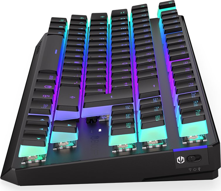 ENDORFY Thock TKL Wireless Pudding, PBT, LEDs RGB, hot-swap, Kailh Box RED, USB/Bluetooth, DE
