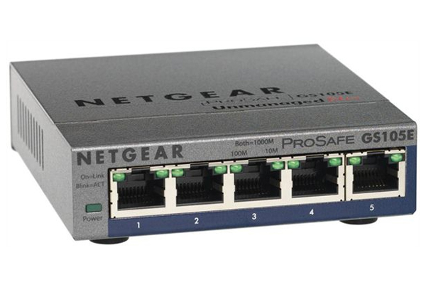 Netgear ProSAFE Plus GS100 Desktop Gigabit Smart Switch, 5x RJ-45 - GS105E-200