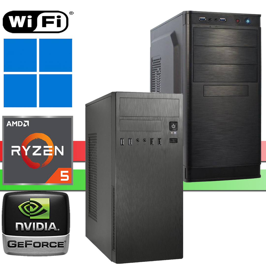 X-Power PC | AMD Ryzen 5 5500 | bis 64GB RAM DDR4 | bis 2TB NVMe SSD | bis 4TB HDD | Nvidia GT730 | Windows 11 Pro