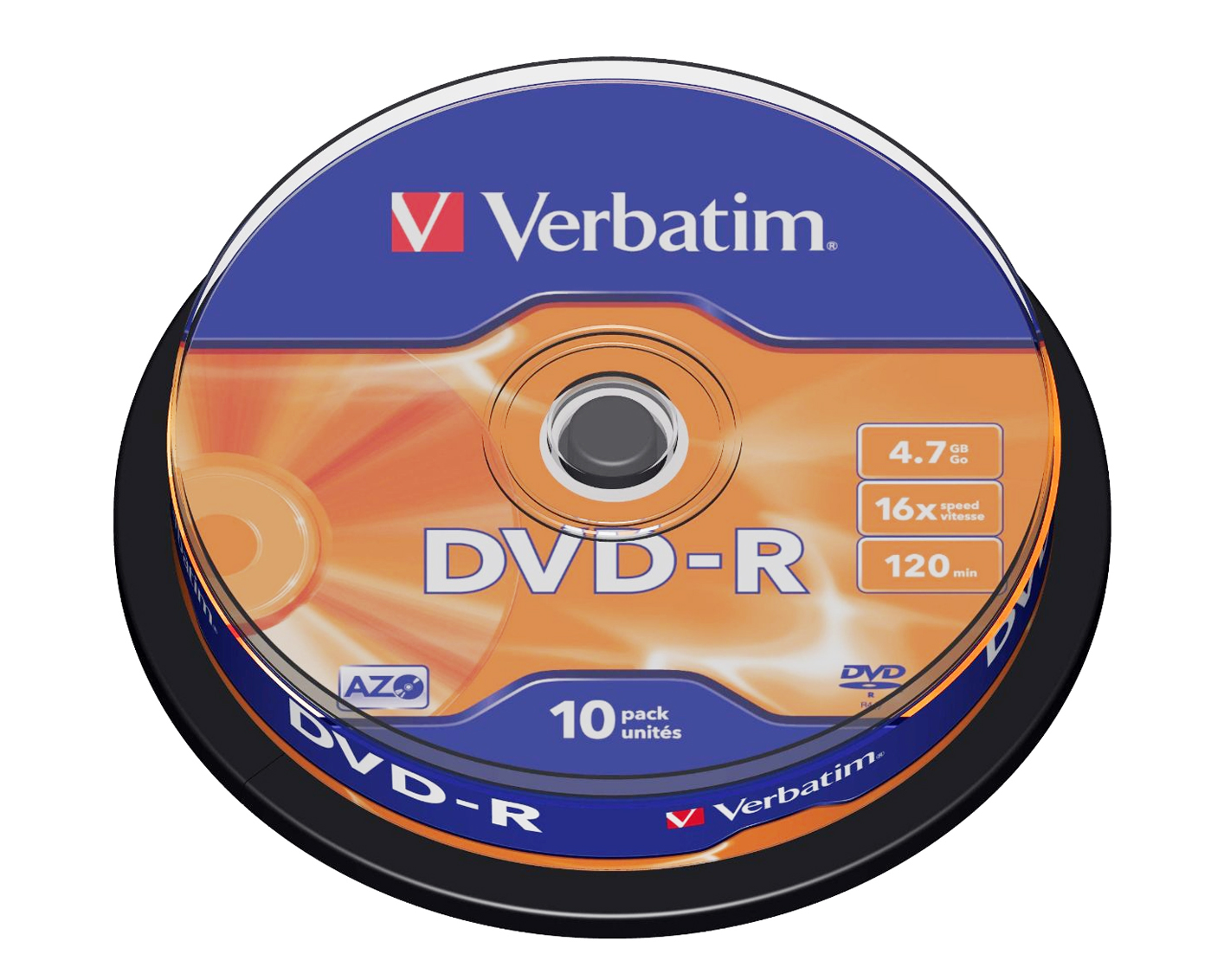 Verbatim DVD-R 4.7GB 16x, 10er Spindel