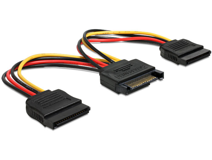 DeLOCK 15-pin SATA Y-Stromkabel - 60105
