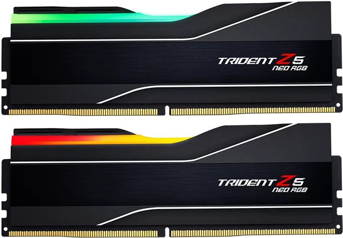 G.Skill Trident Z5 NEO RGB schwarz DIMM Kit 32GB, DDR5-6000