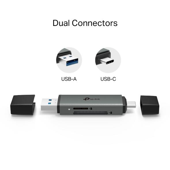 TP-Link UA430D SD Kartenleser USB 3.0, 2-in-1 Type-C & Type-A