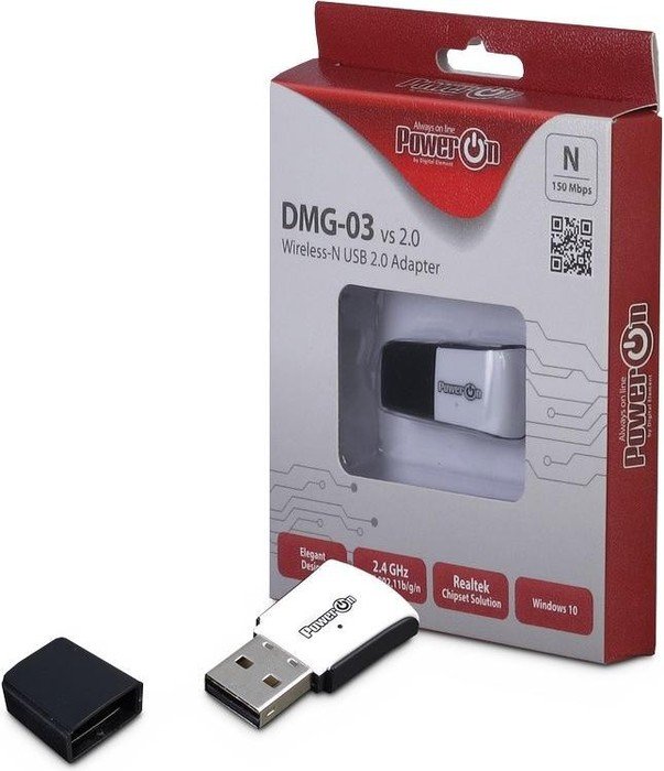 Inter-Tech DMG-03, 2.4GHz WLAN, USB-A 2.0 [Stecker]