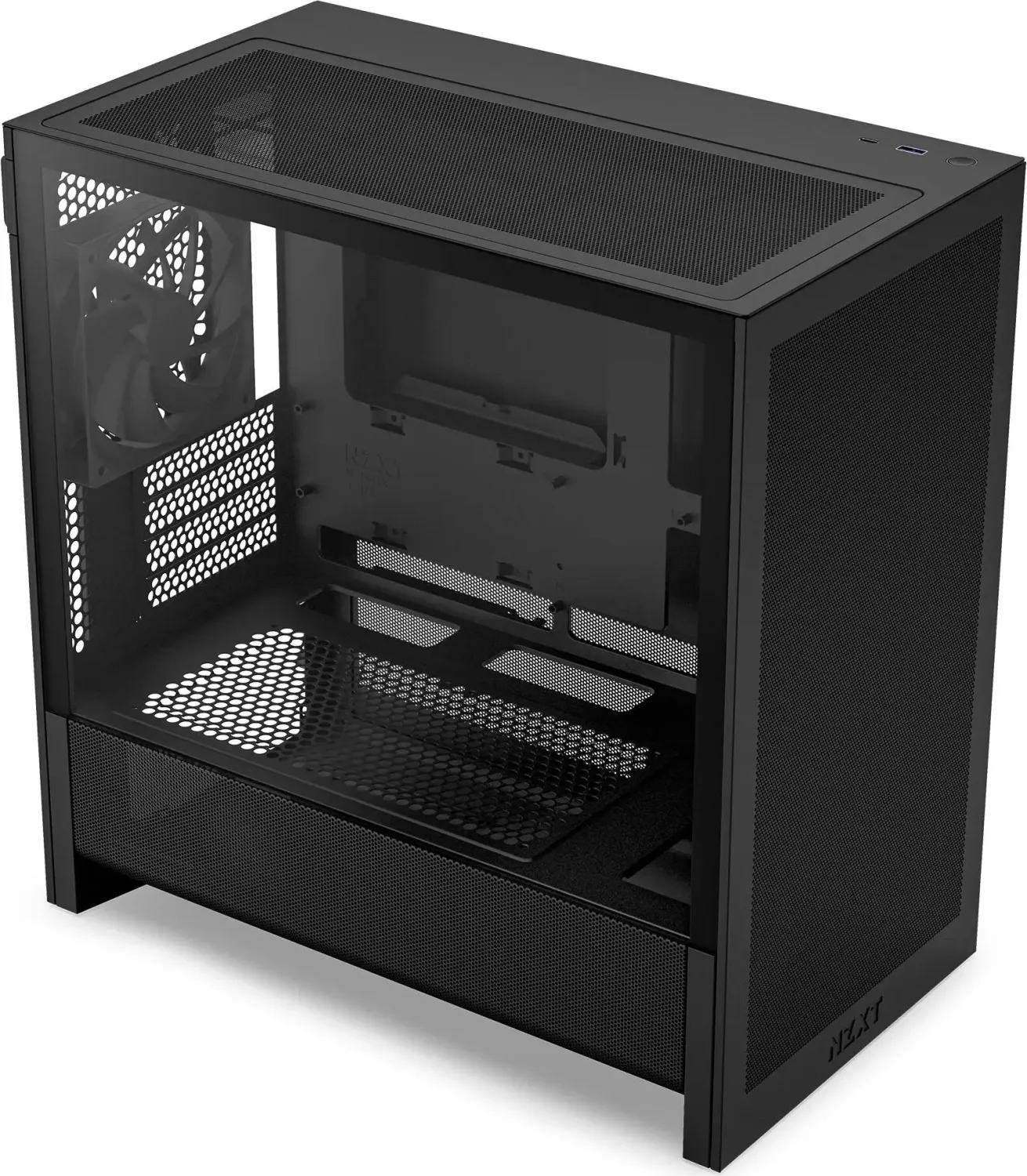 NZXT H3 Flow [2025] Black, schwarz, Glasfenster
