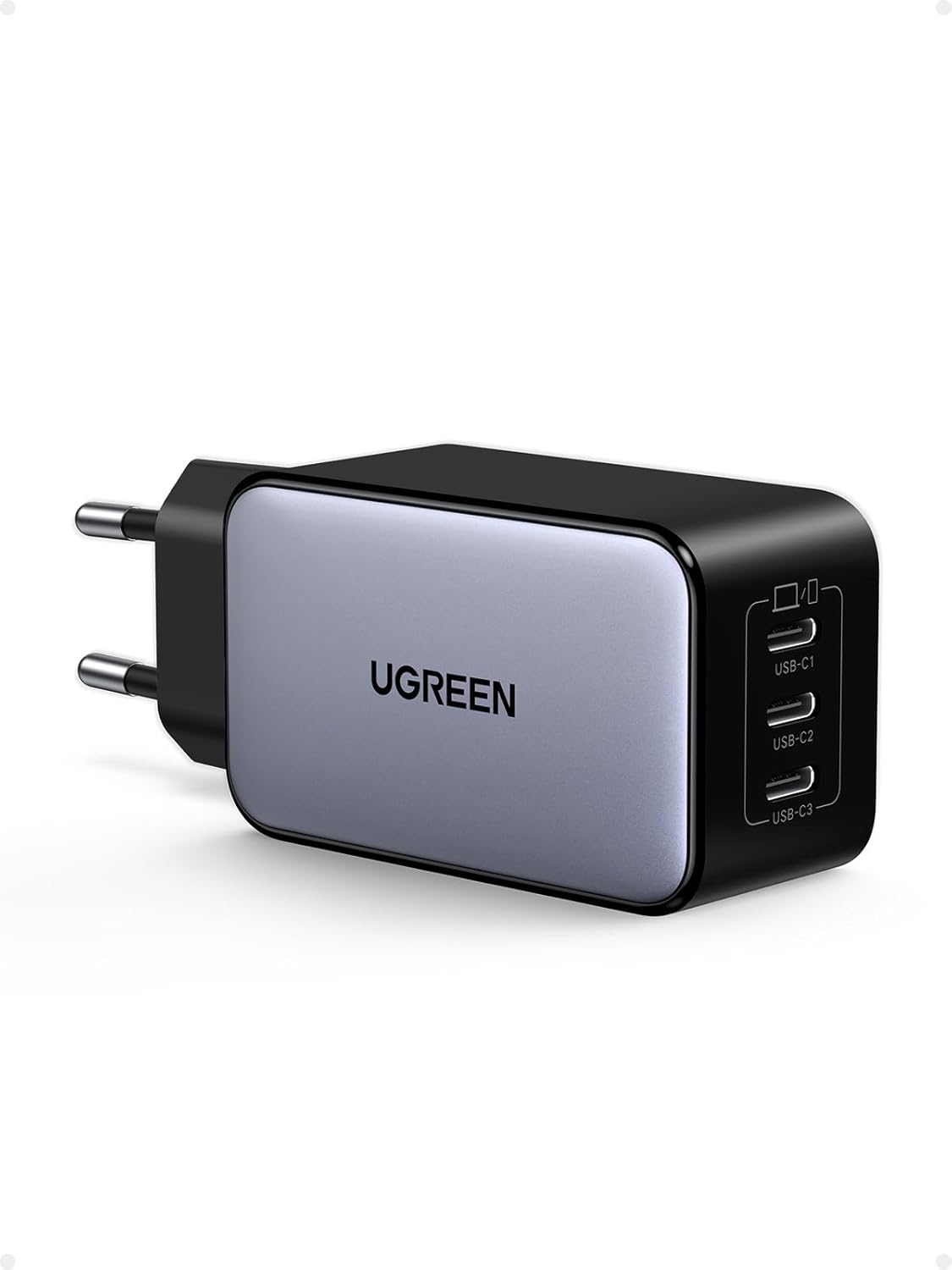 UGREEN Nexode USB C Ladegerät 65W GaN Netzteil mit 3X USB-C-Port Schnellladegerät