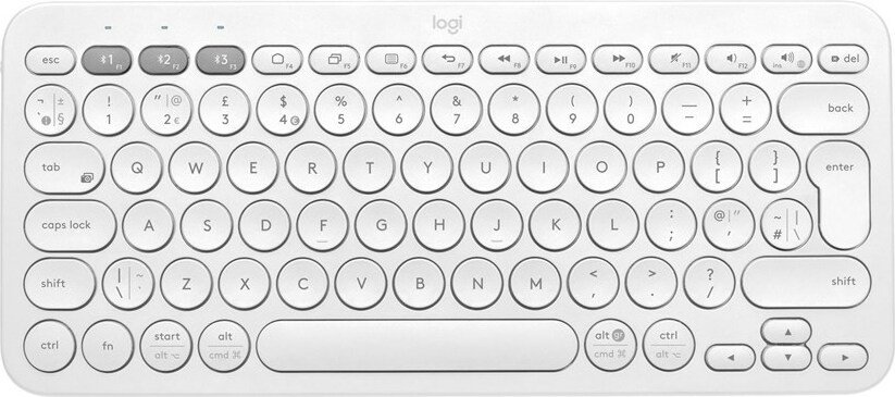 Logitech K380 Multi-Device Bluetooth Tastatur, weiß