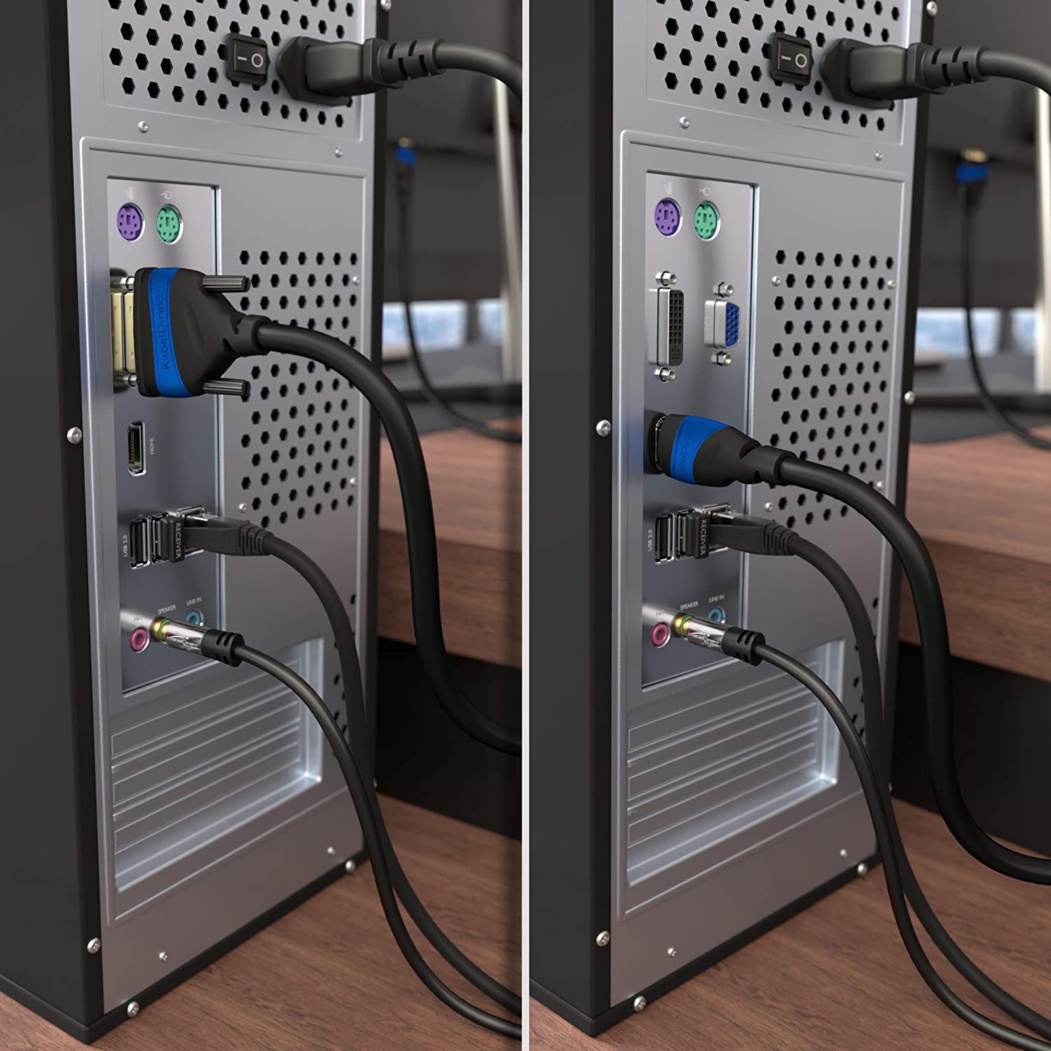 Kabel HDMI -> DVI-D - 10m