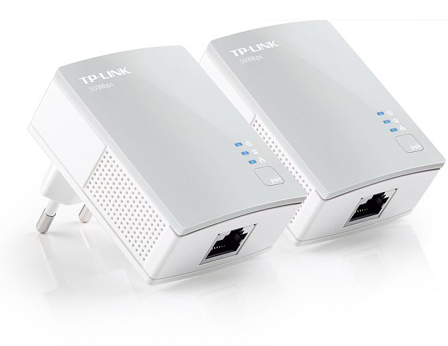 TP-Link Powerline AV600 Starter Kit, HomePlug AV, RJ-45, 2er-Pack - TL-PA4010KIT