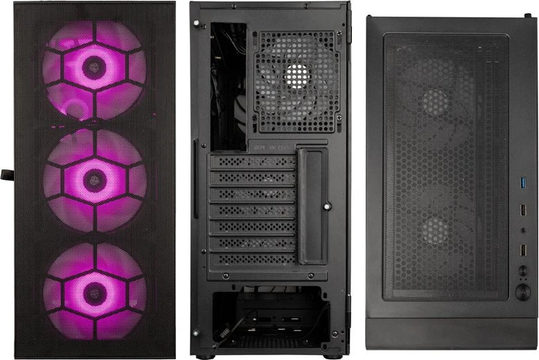 Kolink Void X, schwarz, Glasfenster - ohne OVP