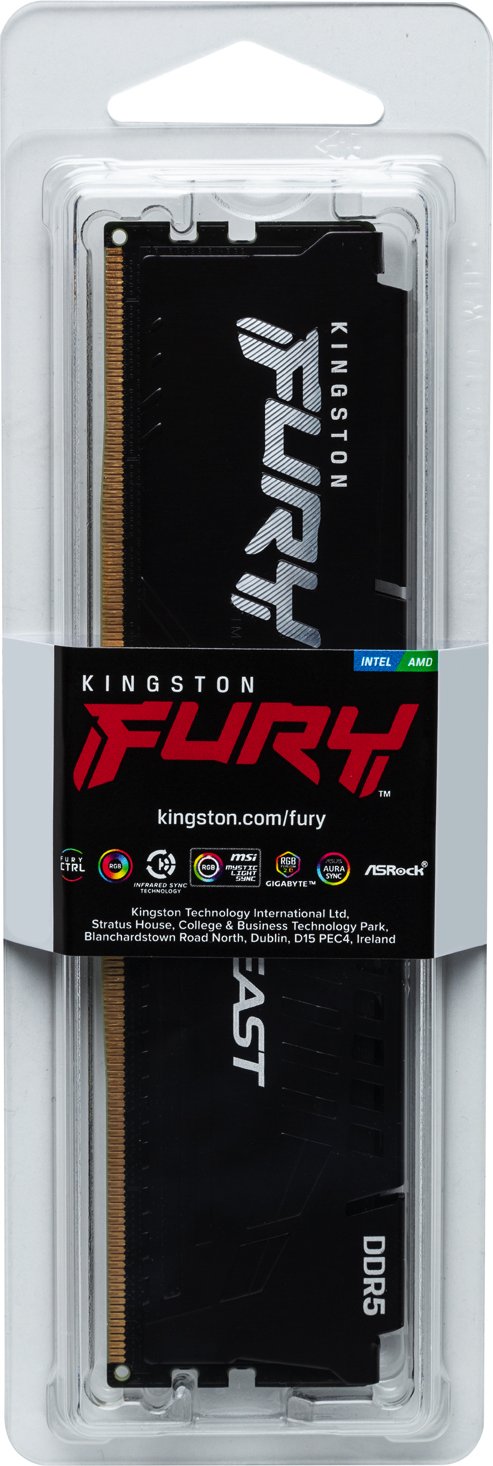 8GB Kingston FURY Beast DIMM, DDR5-5600, XMP/EXPO - KF556C36BBE-8