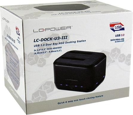 LC-Power LC-DOCK-U3-III Dockingstation, USB-B 3.0