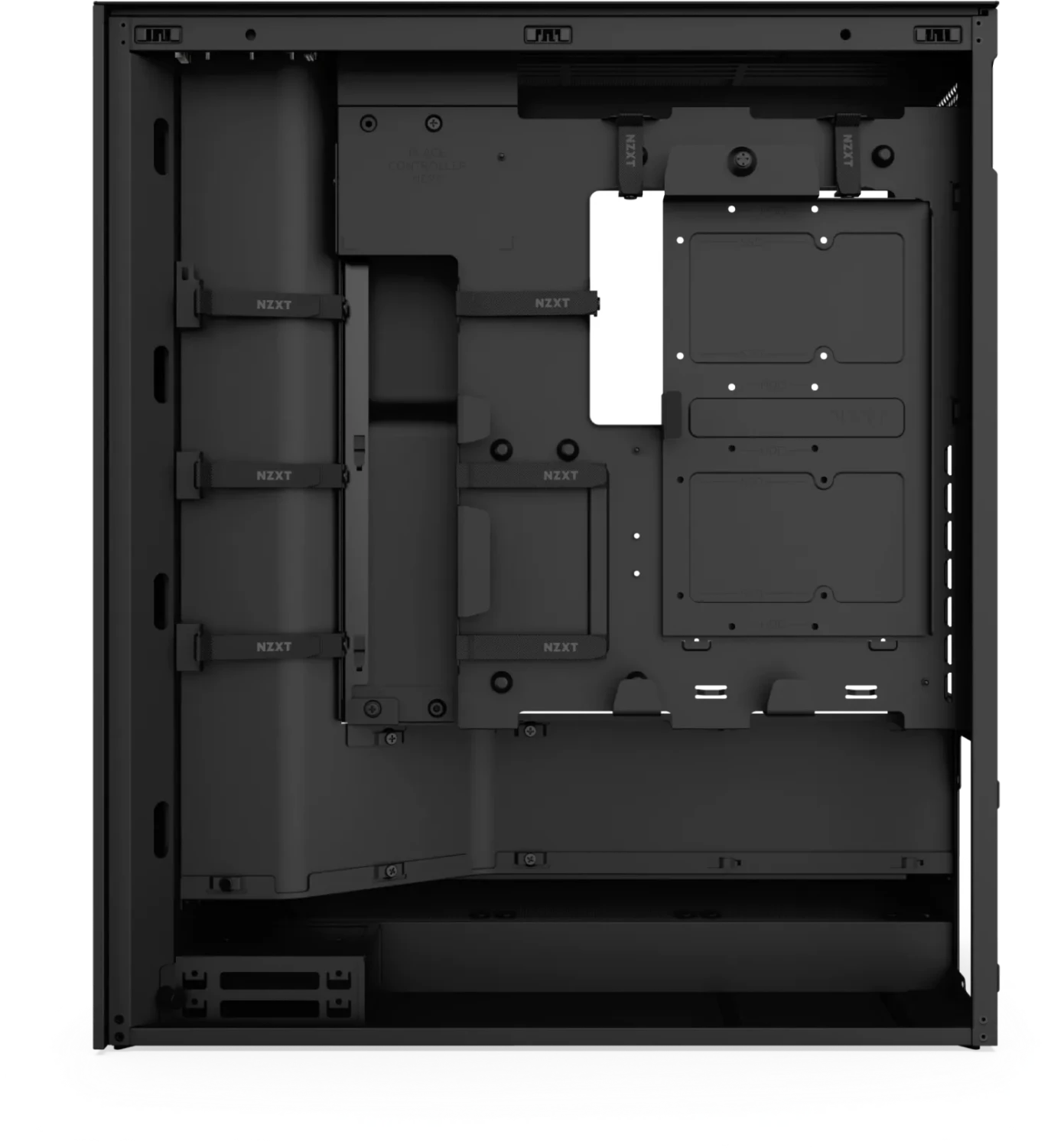 NZXT H7 Flow Matte Black, Glasfenster
