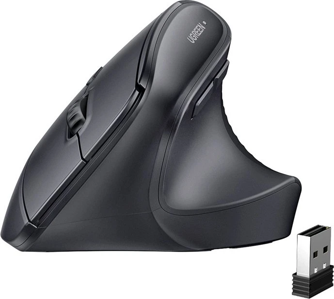UGREEN Vertikale Ergonomische Maus Bluetooth & 2.4G Maus kabellos