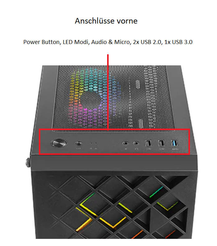 X-Gaming PC | AMD Ryzen 5 5600G | 64GB RAM DDR4 | 2000GB SSD NVMe | 4000GB HDD | WiFi | Spectra Black | Windows 11 Pro