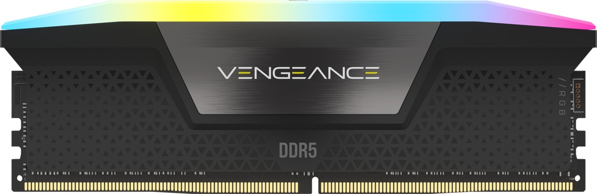 64GB Corsair Vengeance RGB schwarz DIMM Kit, DDR5-6000, XMP - CMH64GX5M2B6000C40