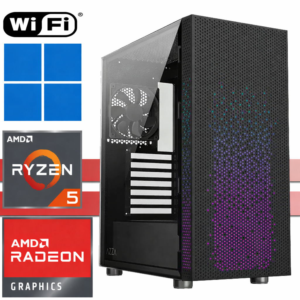 X-Gaming PC│Ryzen 5 5600G│bis 64GB RAM DDR4│bis 2TB SSD│bis 4TB HDD│WiFi│Windows 11 Pro