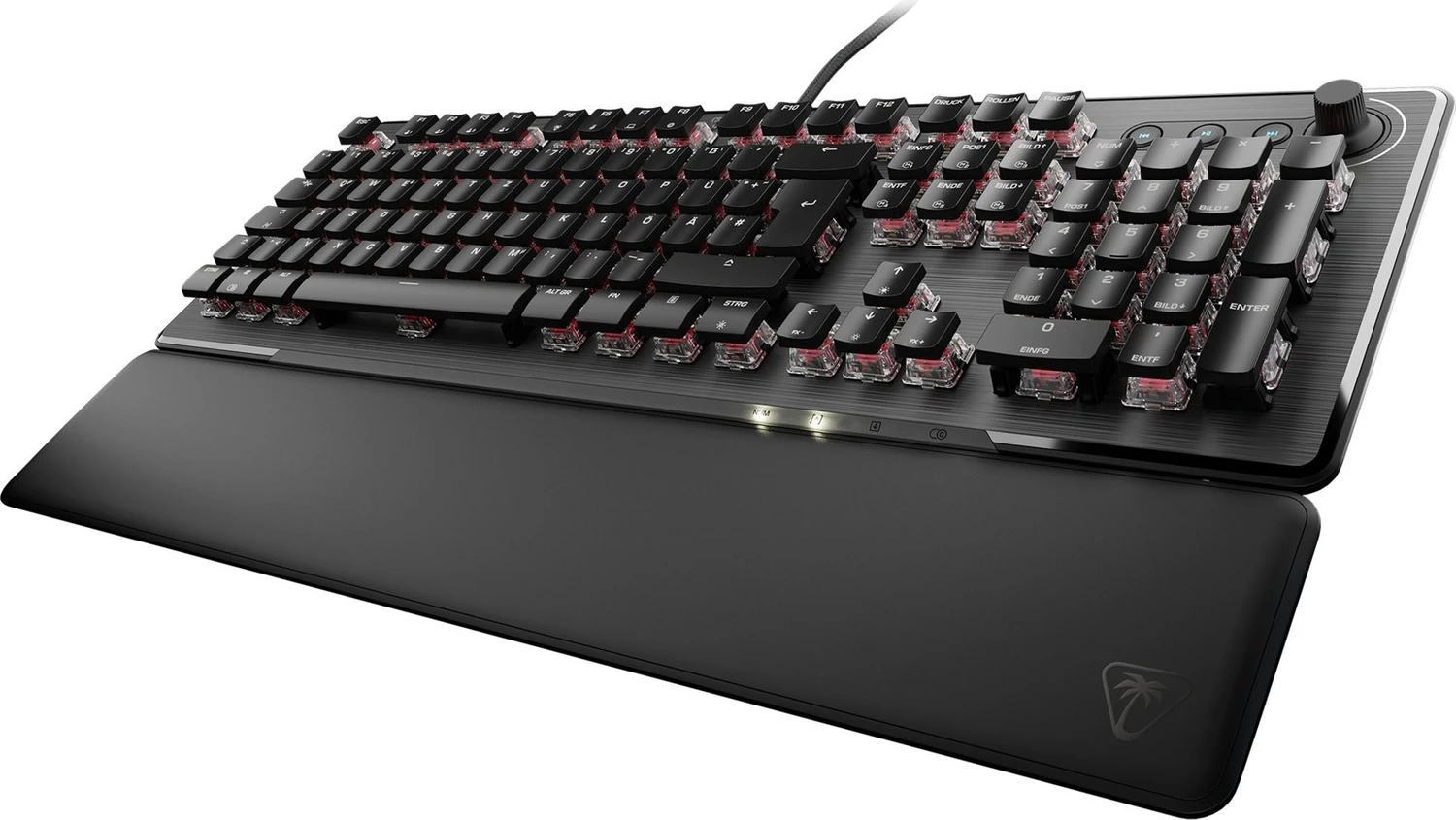 Turtle Beach Vulcan II, schwarz, LEDs RGB, TITAN II RED, USB, DE