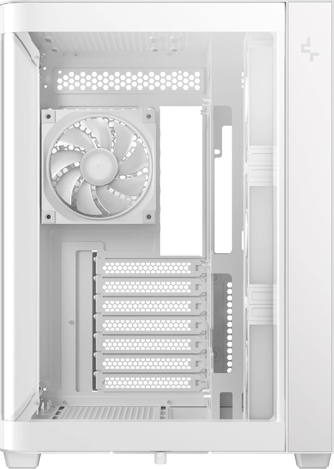 DeepCool CG530U 4F, weiß, Glasfenster