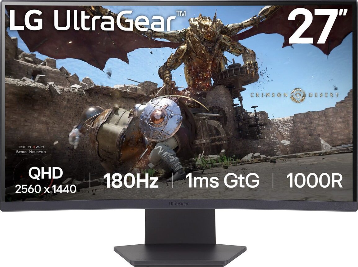 LG UltraGear 27GS60QX-B, 27"