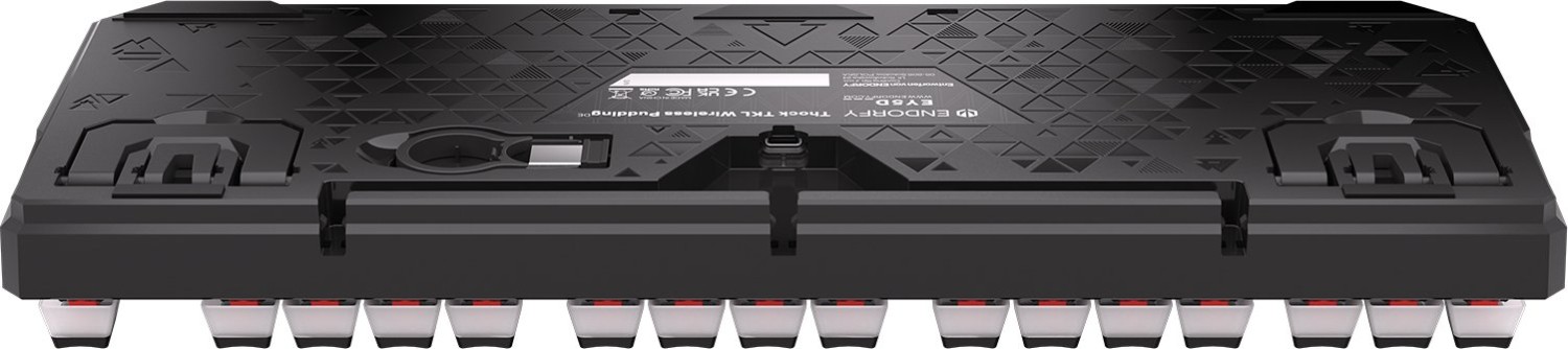 ENDORFY Thock TKL Wireless Pudding, PBT, LEDs RGB, hot-swap, Kailh Box RED, USB/Bluetooth, DE