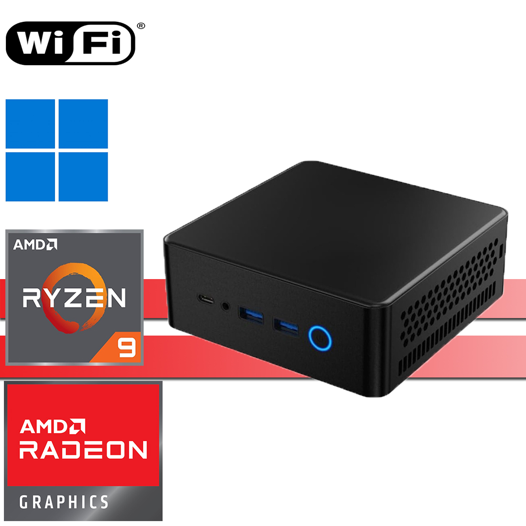 #8037 | difinity Mini PC | Ryzen 9 6900HX | Radeon RX 680M 8GB | 32GB DDR5 | 1TB SSD | WiFi | Windows 11 Pro