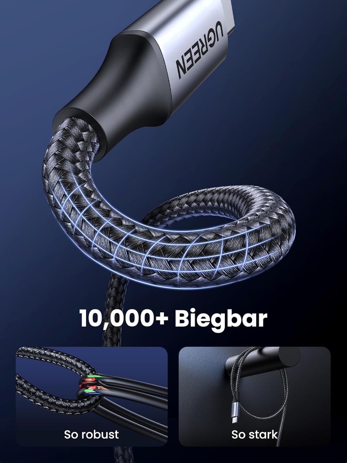 UGREEN USB C Kabel 240W Power Delivery 3.1 Ladekabel USB C auf USB C 1meter UGREEN USB C Kabel 240W Power Delivery 3.1 Ladekabel USB C auf USB C 1meter