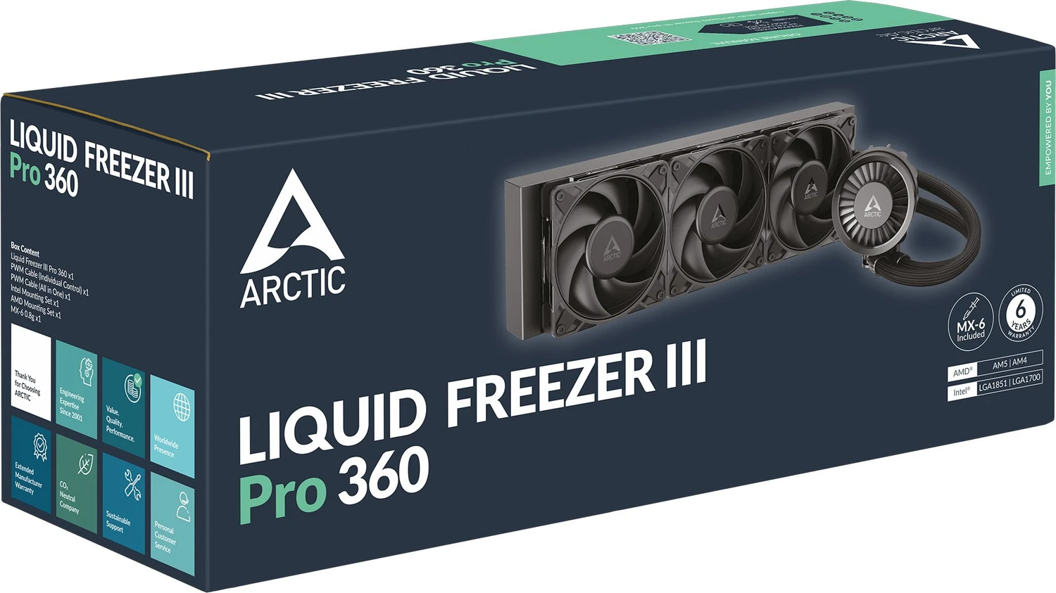 Arctic Liquid Freezer III Pro 360, schwarz