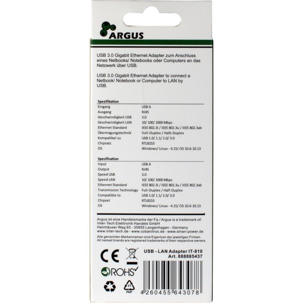 Argus IT-810 LAN-Adapter