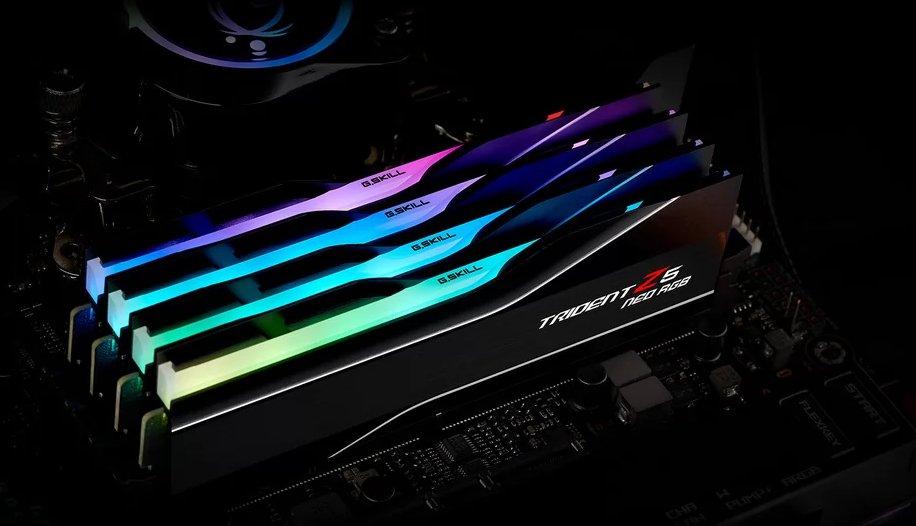 64GB G.Skill Trident Z5 NEO RGB schwarz DIMM Kit, DDR5-6000,EXPO - F5-6000J3040G32GX2-TZ5NR