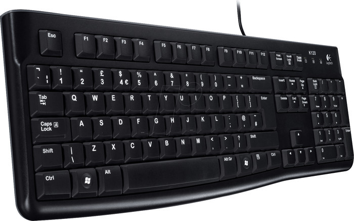 Logitech OEM K120 Keyboard for Business schwarz, USB