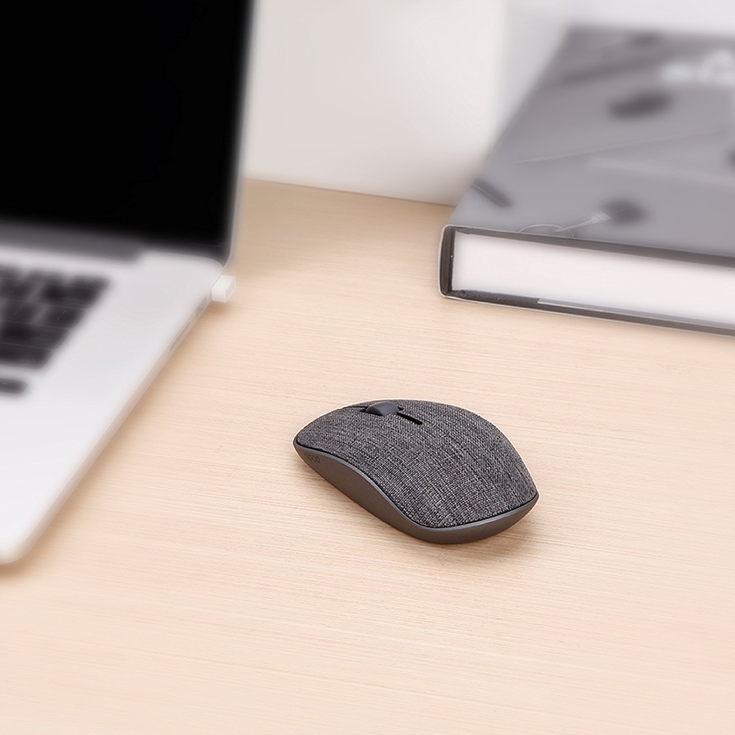 Rapoo 3510 Plus Wireless Optical Mouse schwarz Stoff