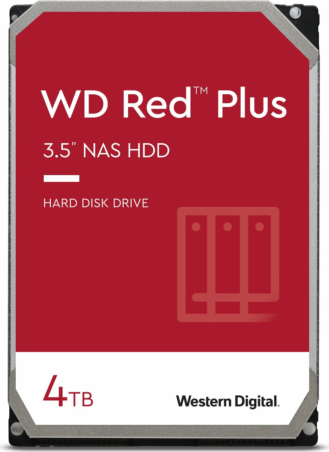 4000 GB Western Digital WD Red Plus WD40EFPX, 24/7