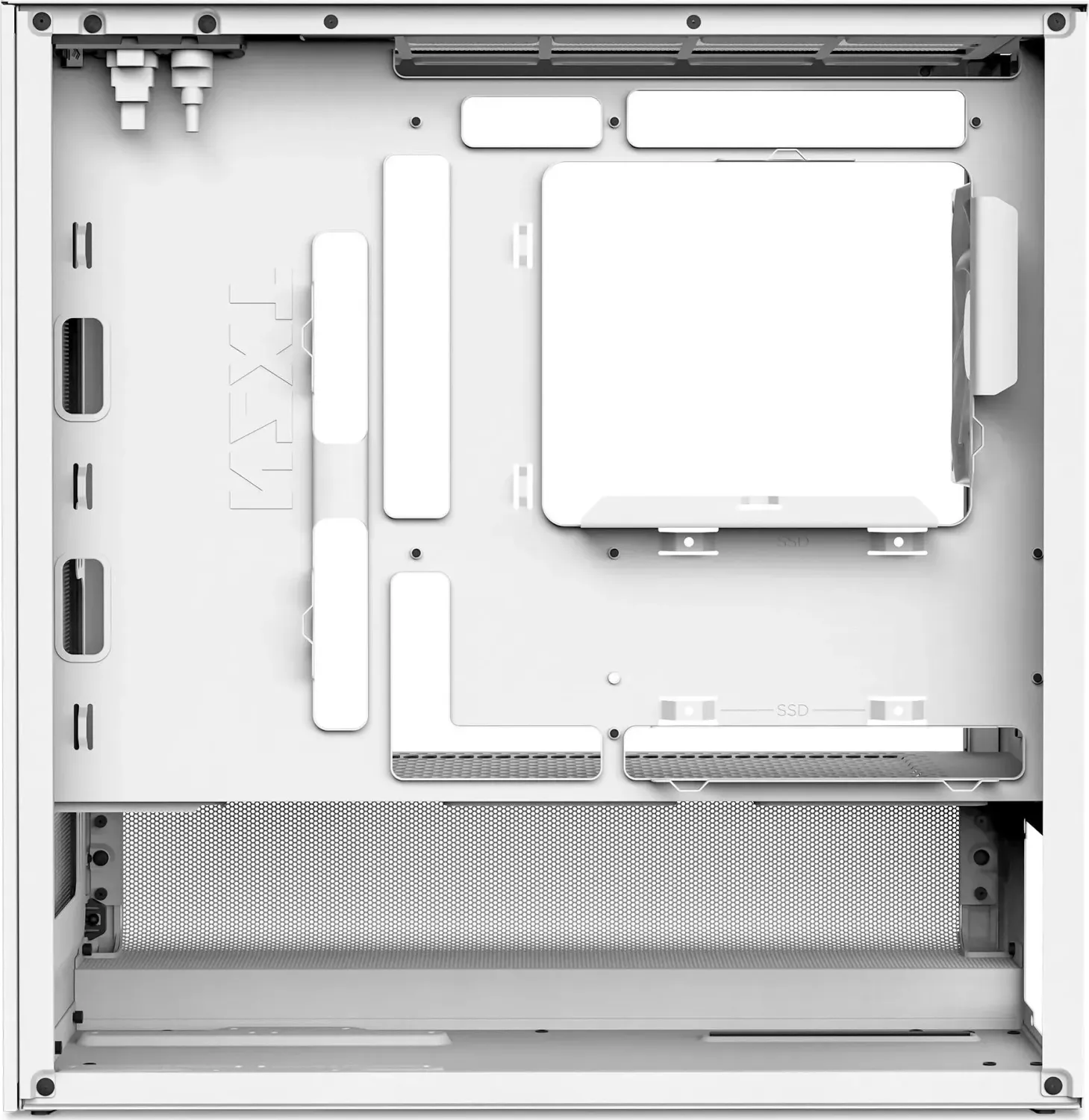 NZXT H3 Flow [2025] White, weiß, Glasfenster