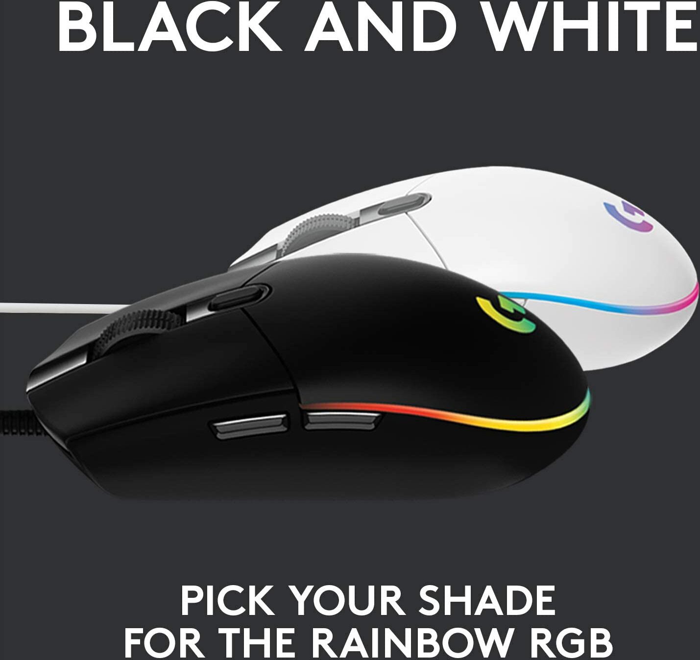 Logitech G203 Lightsync schwarz, USB