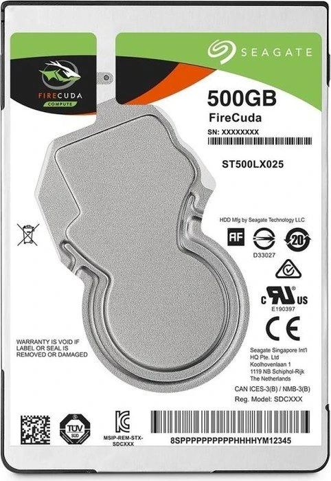 ***XH 500 GB Seagate FireCuda SSHD ST500LX025