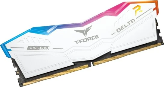 TeamGroup T-Force DELTA RGB weiß UDIMM 32GB Kit, DDR5-6000