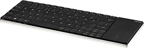 Rapoo Wireless Multi-Media Touchpad Keyboard E2710 schwarz, USB, DE