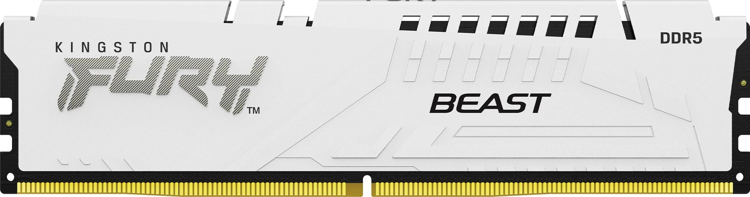 16GB Kingston FURY Beast weiß UDIMM, DDR5-6000, XMP/EXPO