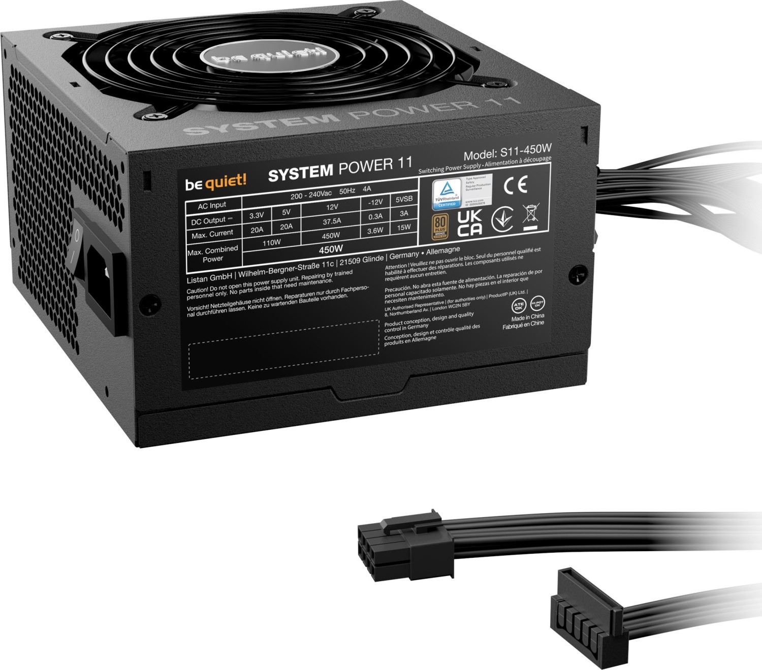 450W be quiet! System Power 11, ATX 3.1 - BP009EU