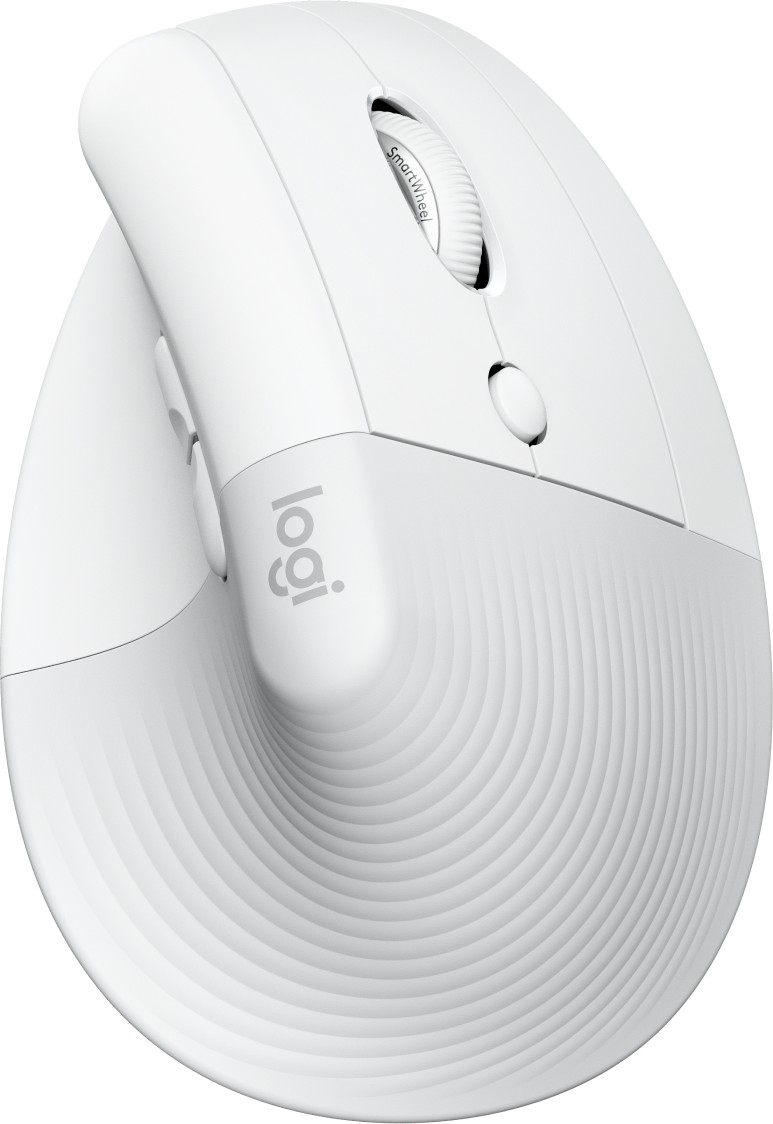 LOGITECH Lift Vertikale Ergonomische Maus, Rose, Logi Bolt, USB/Bluetooth