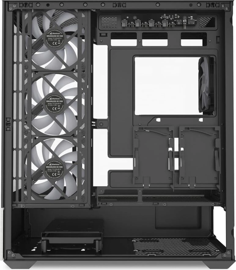 Sharkoon AK7 ARGB Black, Glasfenster
